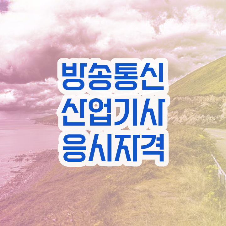  방송통신산업기사 응시조건 인강으로 15주 동안 끝낸 팁