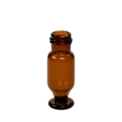  [유리초자] 1.2 ml V형 엠버 스크류 바이알 1.2 ml V-type Amber Screw Vial