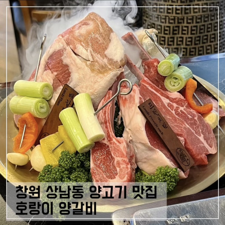  창원 상남동 양고기 맛집 호랑이 양갈비; 상남동 회식장소 추천