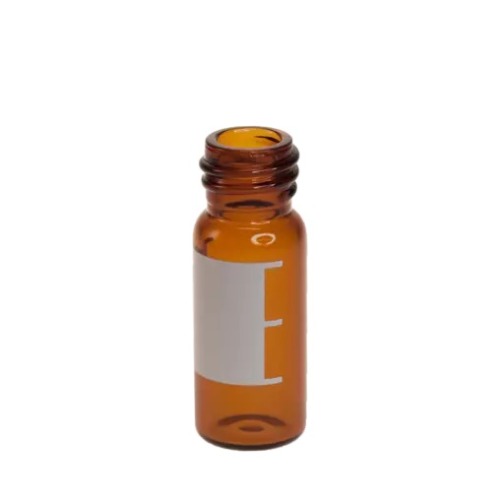  [유리초자] 1.5 ml 라이트온 엠버 스크류 바이알 1.5 ml Write-on Amber Screw Vial