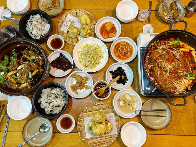  [울산 동구 방어동 맛집] 풍년집 | 매운등갈비찜, 간장등갈비찜, 가지만두, 곤드레밥