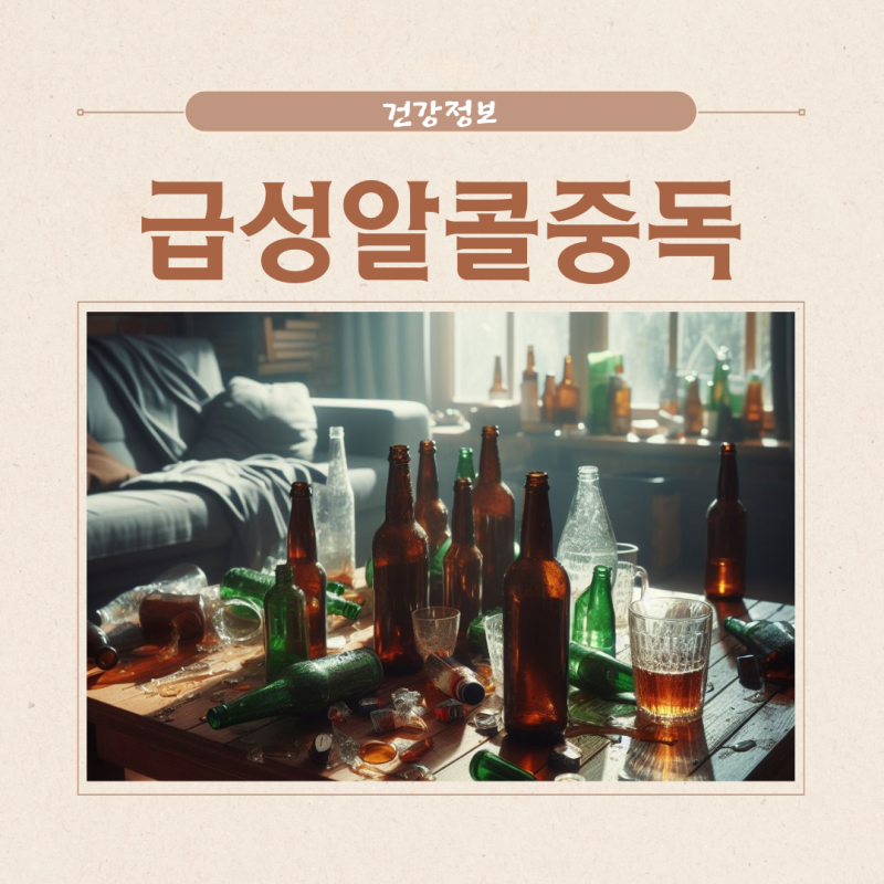급성알콜중독 사망 원인 술 섭취 시 주의할 사항