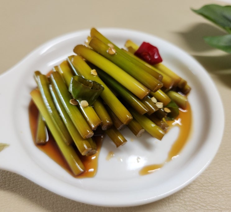  마늘쫑장아찌 담그는법 간장 마늘종장아찌 뒷날 바로 먹는 아삭한 마늘쫑장아찌 만들기 비율