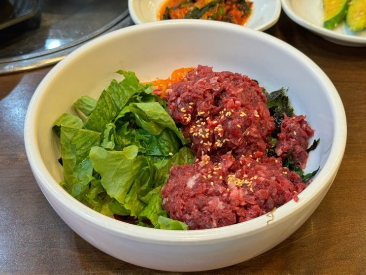  [광주 서구] 생고기비빔밥이 유명한 치평동 옥과한우촌 상무점, 내돈내산 솔직후기