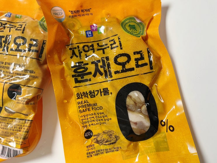 무항생제 훈제오리고기 자연누리 맛나당!