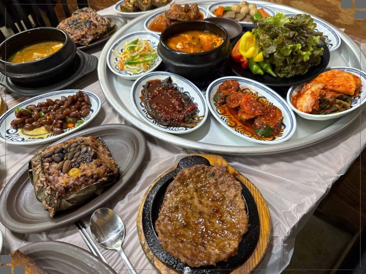 경주수요미식회맛집 원조떡갈비 진가를 느끼다 아침식사 애견동반 가능해서 좋았어요