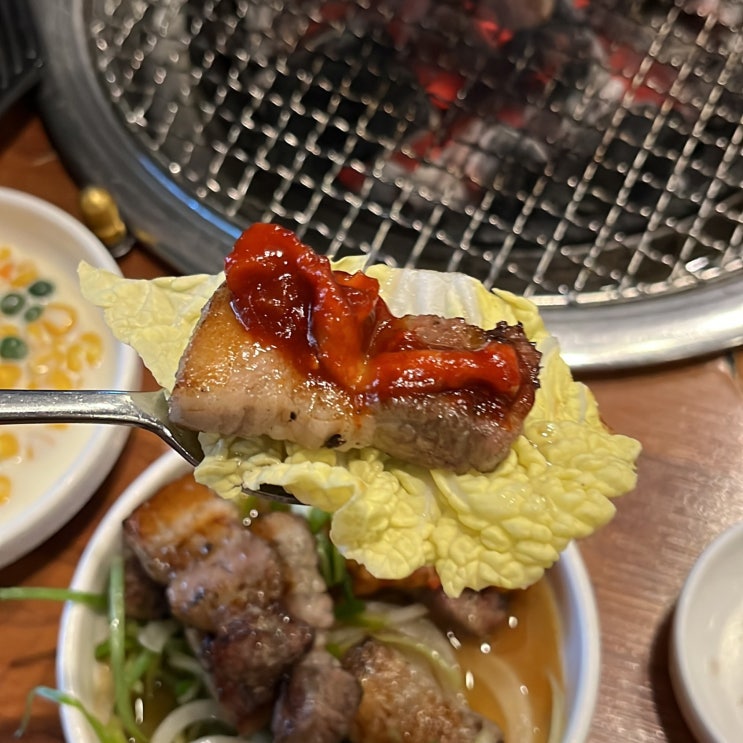  천호 삼겹살 돼지갈비 맛있는 천호 고기집 와고참숯갈비