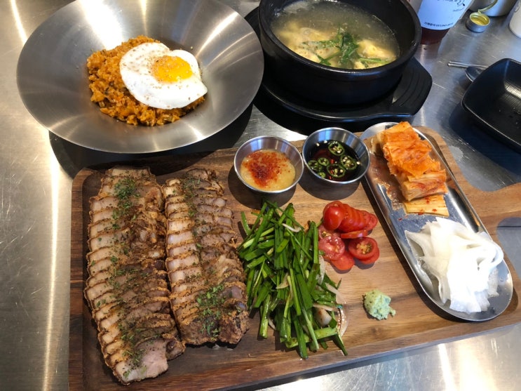  송도 타임스페이스 맛집 더더 수육튀김 인천대입구역 술집