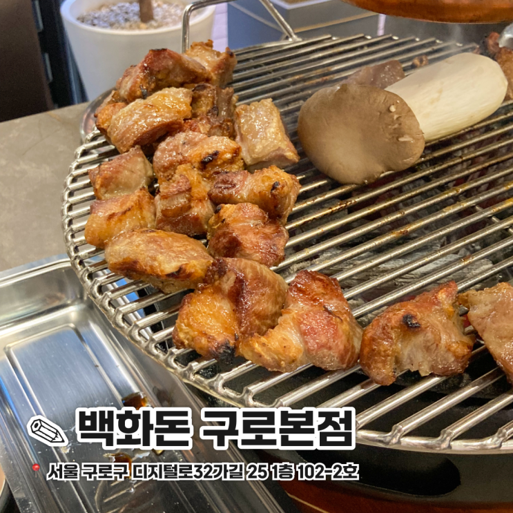  회식하기 좋은 가성비 고기집 구디 맛집 백화돈