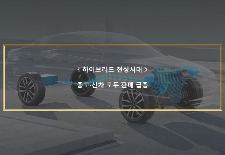  <<하이브리드 전성시대>>   중고·신차 모두 판매 급증