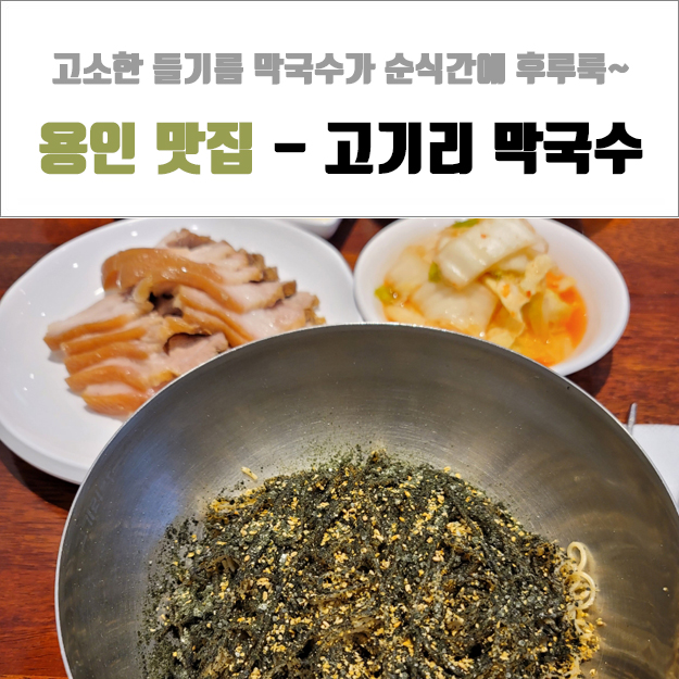 용인 고기리 막국수 - 웨이팅, 주차장, 먹는 방법 등 정보 총정리!