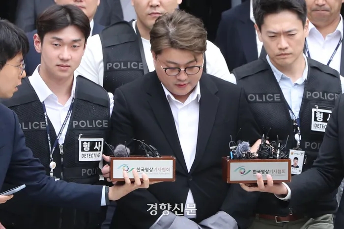 음주 <b>뺑소니 김호중</b> 구속 법원 증거 <b>인멸</b> 우려 인정