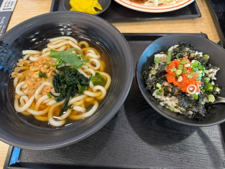  대구맛집 탐방 역전우동0410 (옛날우동,명란미니덮밥) feat 현백 뵈르뵈르아이스크림