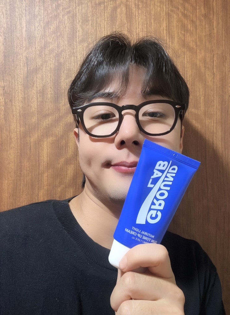  남자썬크림비비 남자 스킨로션 브랜드 그라운드랩 선 톤업 워터로션 후기