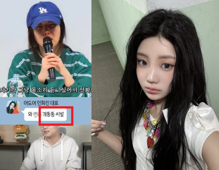 "<b>아일릿</b> 개뚱뚱?" 민희진 카톡, <b>원희</b> '병원行' 무분별 해석... 