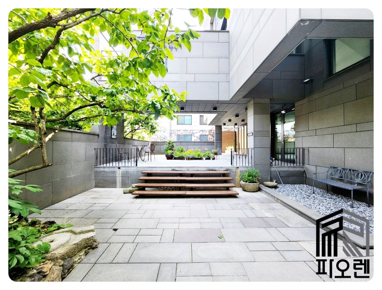  역삼동사무실임대 - 1~2층복층, 역삼역도보5분, 내부계단, 테라스+정원, 냉난방기, 엘리베이터.