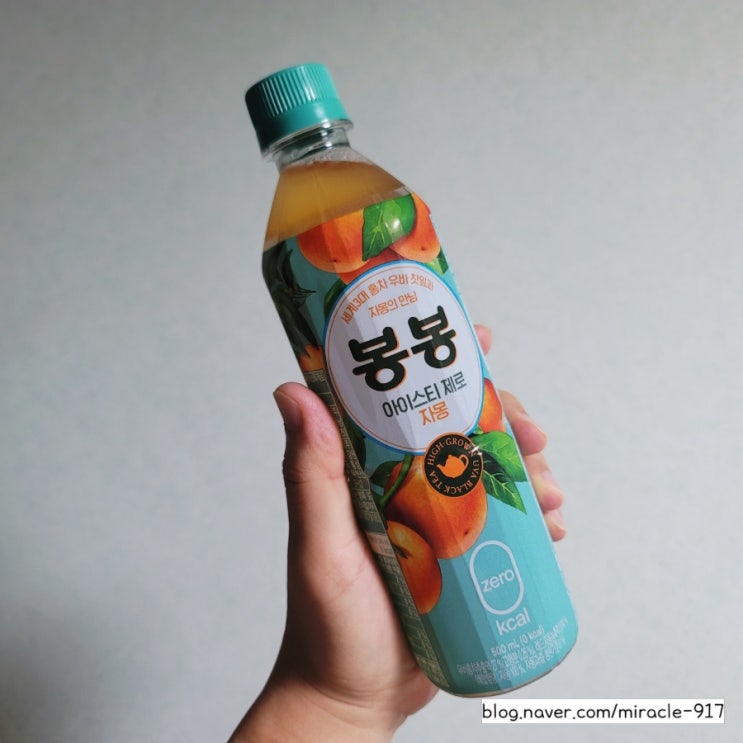  봉봉 아이스티 제로 자몽 가격 및 칼로리 내돈내산 리뷰