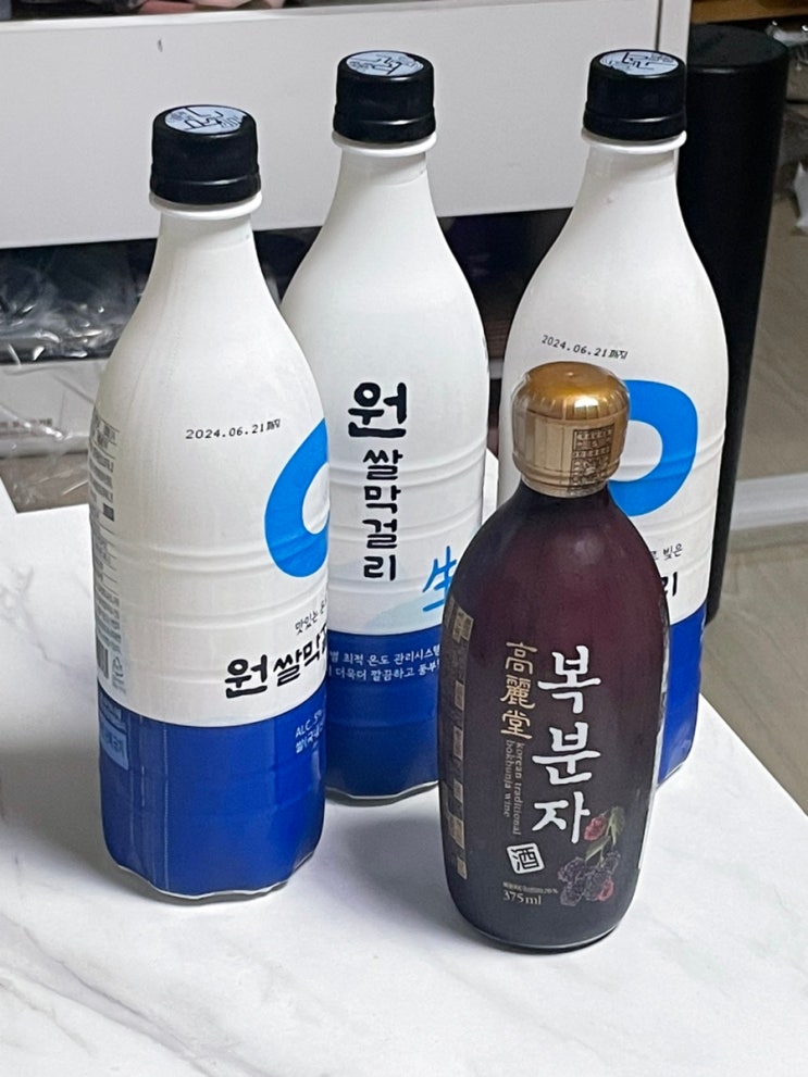  술픽 막걸리추천 <원쌀막걸리> & 언제나 맛있는 <복분자주>