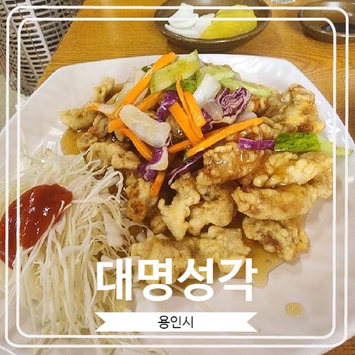  [대명성각] 옛날 탕수육을 찾아 다니는 분들이라면 꼭 가봐야 할 용인 맛집