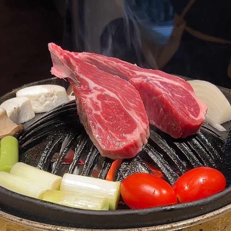  [대구 다사 세천 맛집] 맛있는 마늘밥과 양갈비 구워주는 고기집 추천 청년 양고기