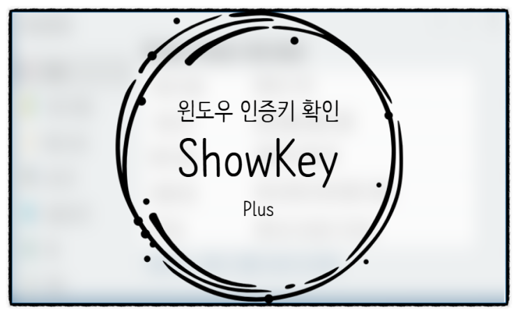  윈도우 10, 11 인증키 알려주는 ShowKeyPlus 소개 및 사용법