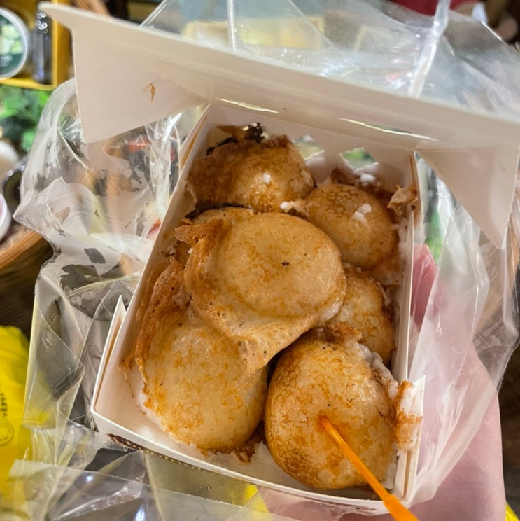  태국 방콕 아이콘시암 쑥시암 맛집, Ploen Phung 누들식당 / 카페 차트라뮤 / 카놈크록(코코넛풀빵)