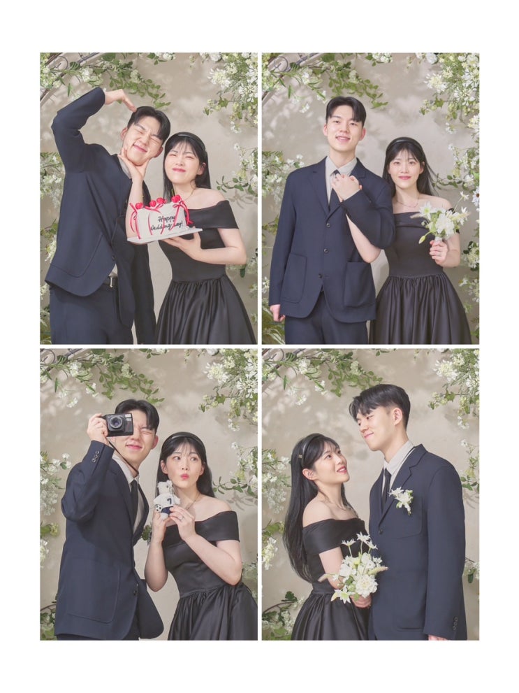  셀프사진관 서울 쿠르티스튜디오 결혼기념일 사진촬영 찐후기(드레스대여, 반려견동반가능, 사진보정후기)