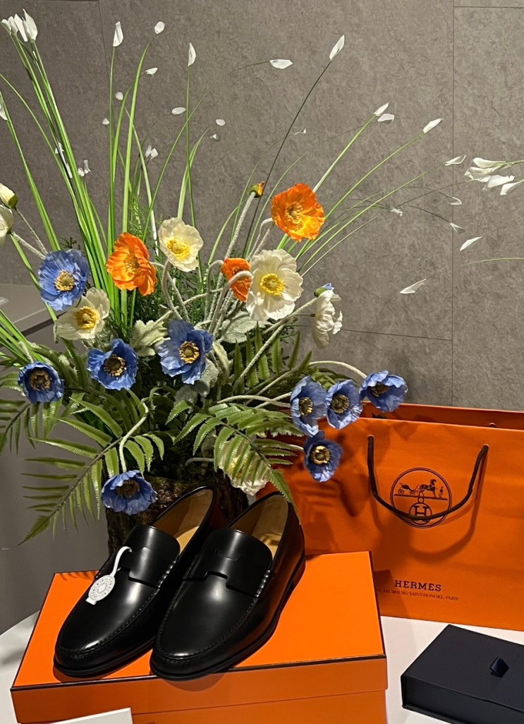  에르메스 로퍼 남자 웨딩슈즈 듀크로퍼