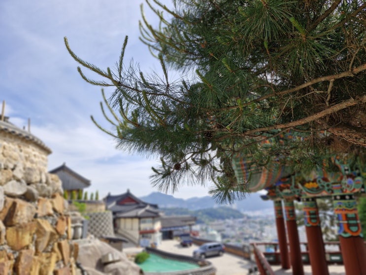  환주산 아래의 금룡사의 성덕암