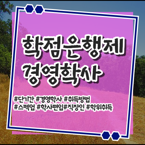  학점은행제현실 학점은행제 학점 이것만 보세요