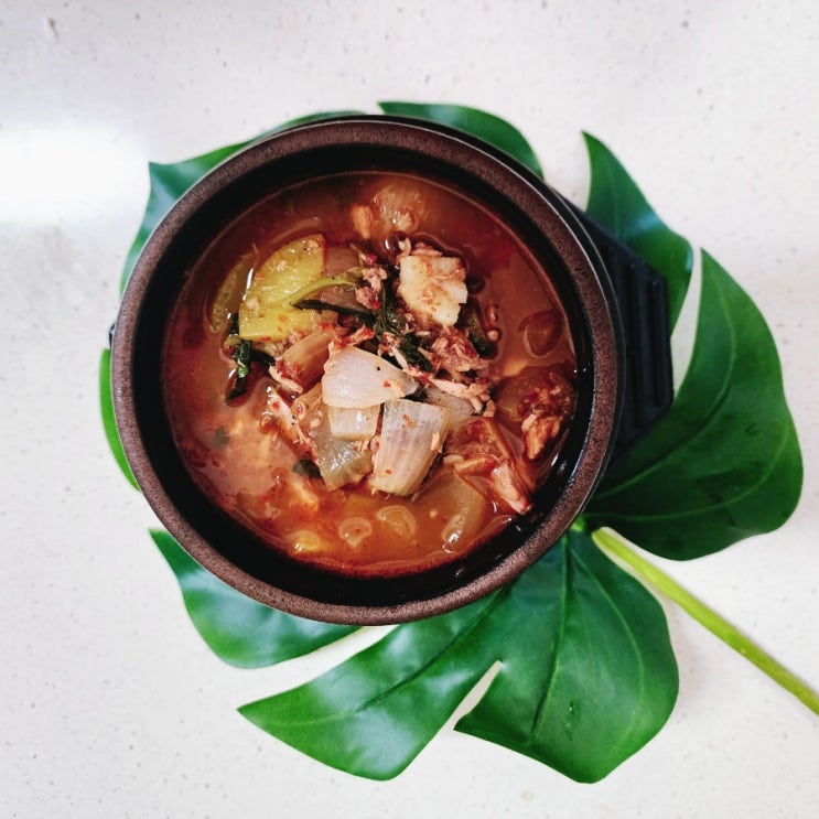  참치된장찌개 만드는법 구수하고 맛있는 참치된장찌개 레시피