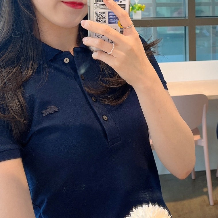 라코스테 슬림핏 미니피케 폴로 드레스 구매 후기