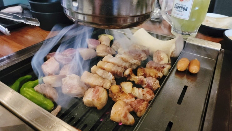  대전 구워주는 고기집 서구 괴정동 롯데백화점 근처 삼겹살 맛집 육화탄 괴정점
