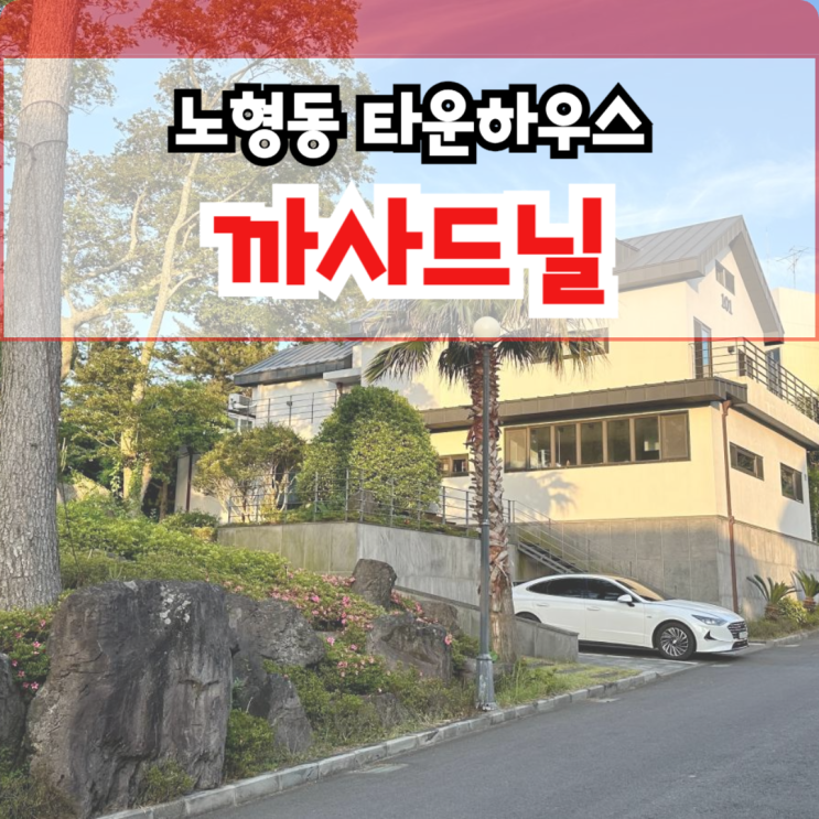  제주도 단독주택 노형동 까사드닐 고급 타운하우스