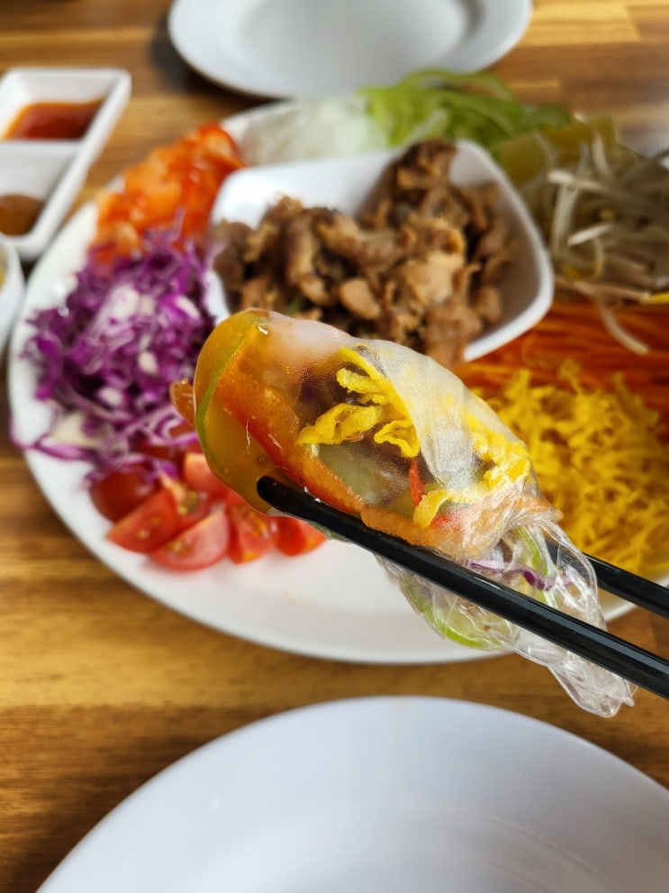  합정 쌀국수 맛집 월남선생 혼밥과 다이어트외식메뉴 추천 월남쌈