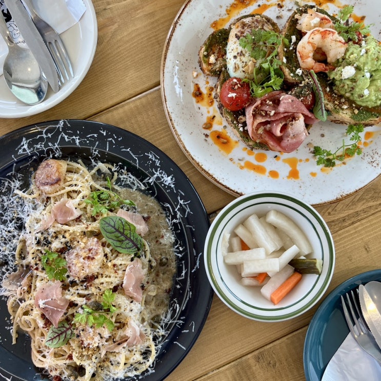  부산 송정 해수욕장 맛집 거루캥테이블
