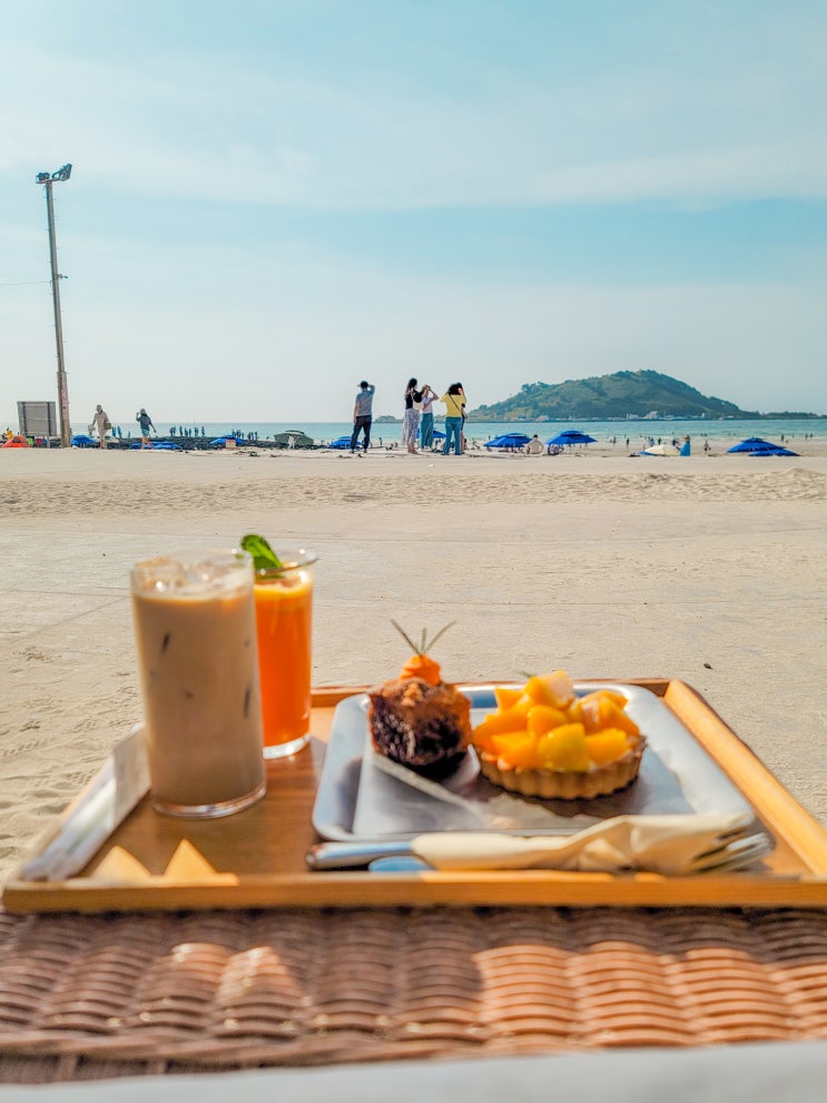 제주 협재 오션뷰 카페 호텔 샌드