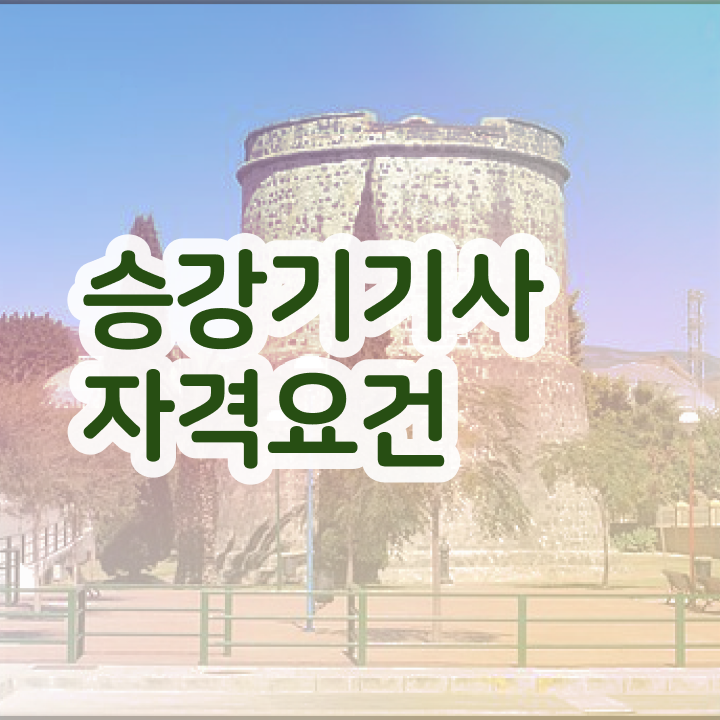  승강기 기능사 승강기기사 취득자격 온라인으로 15주만에 성공한 방법