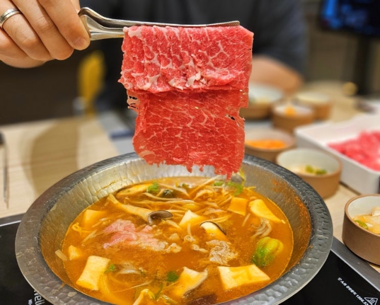  수원 롯데몰 맛집 샤브오모무끼 타임빌라스 수원/최고급 퀄리티 샤브샤브에요