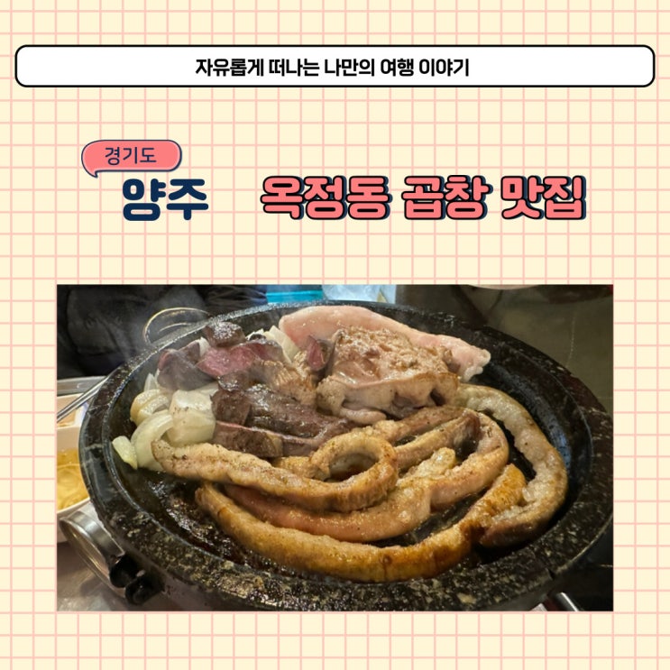  양주 옥정 대영 황소 곱창 다녀온 솔직한 후기