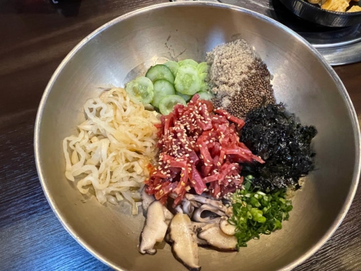  남양 화성 시청 점심 맛집 '남양고깃간' 육회골동비빔밥 추천 내돈내산