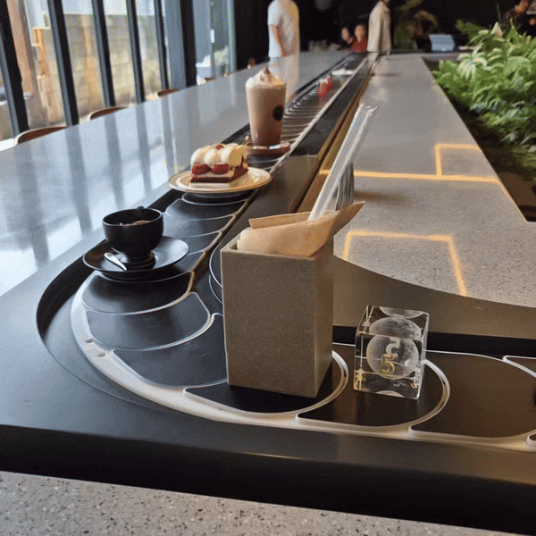  [경북 포항] 빙글빙글 돌아가는 회전 레일 커피 EMC coffee