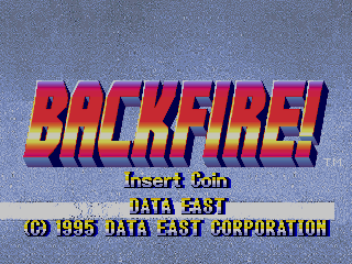  오락실 게임 기판 데이터이스트 백파이어 Data East Backfire