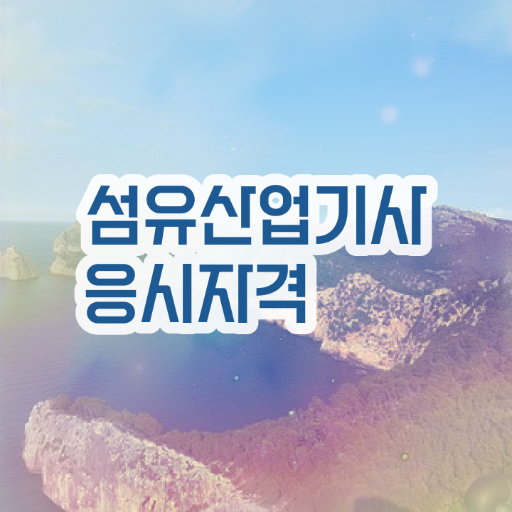  섬유산업기사 신청 섬유산업기사 취득자격 집에서 온라인으로 단기간에 끝낸 방법