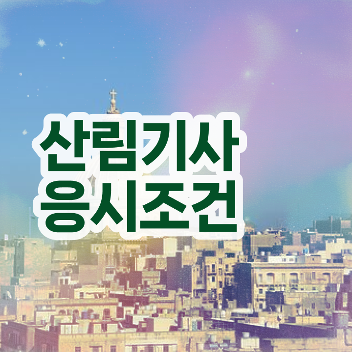  산림 기사필기 산림기사 취득자격 온라인으로 5개월 만에 완료한 노하우