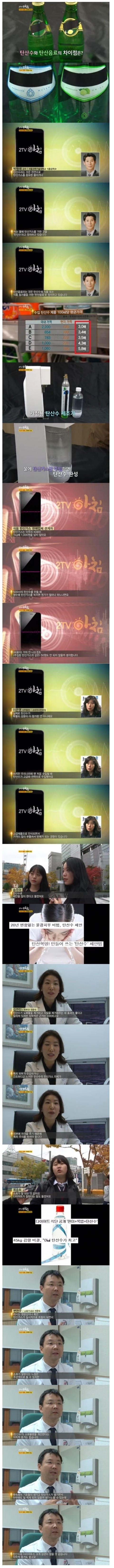  탄산수의 진실