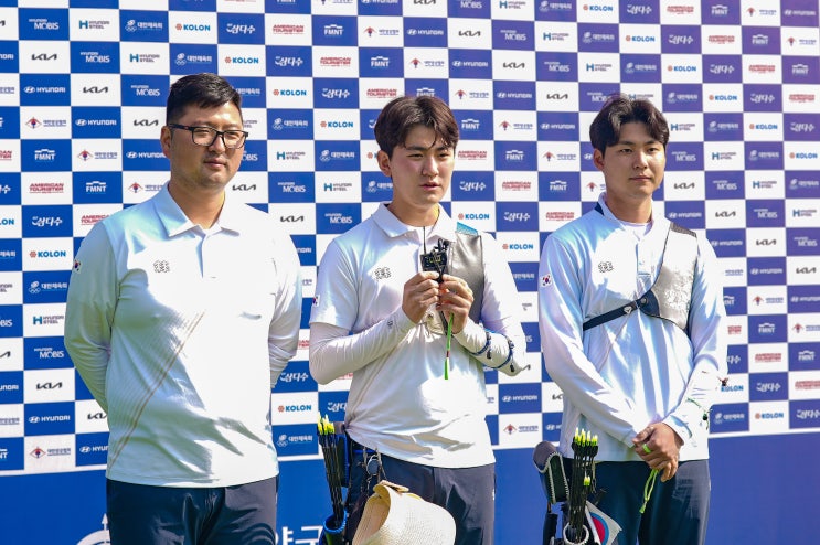 한국 남자 <b>양궁</b>, 세계 최강 접수…예천 <b>월드컵 단체전</b> 우승