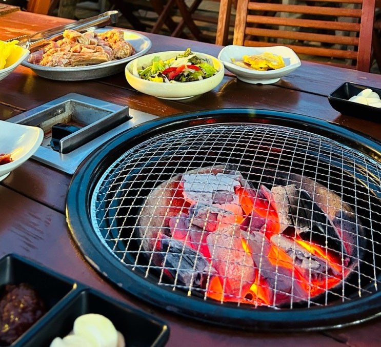  [평창맛집] 대관령 야외 고기집 그집앞
