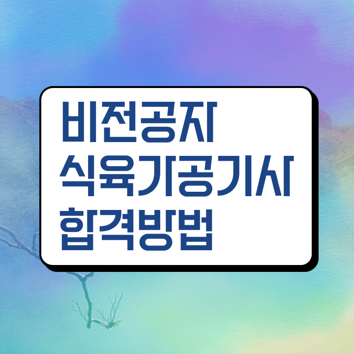  식육가공기사 응시자격 학점은행제로 4달만에 완료한 후기