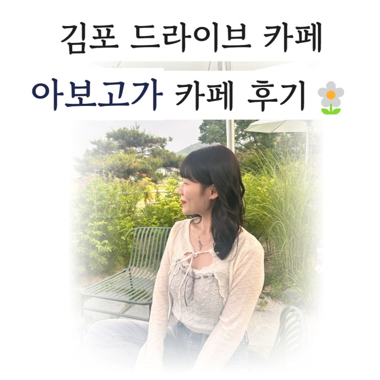  ️김포)아보고가 드라이브 데이지 꽃 카페/야외테라스,김포데이트코스/내돈내산 후기